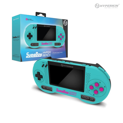 SupaBoy Portable Pocket Console for Super NES / Super Famicom (Hyper Beach Edition )(Hyperkin) (NEW)