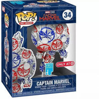 POP! Art Series #34: Marvel Studios - Captain Marvel (Target Exclusive) (Funko POP!) Figure and Box w/ Protector