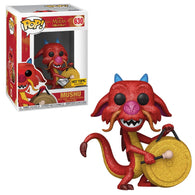 POP! Disney #630: Mulan - Mushu (Diamond Collection) (Hot Topic Exclusive) (Funko POP!) Figure and Box w/ Protector