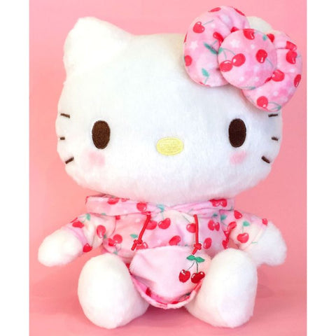 Hello Kitty Fruit Hoodie Plush - 10" (Sanrio) NEW