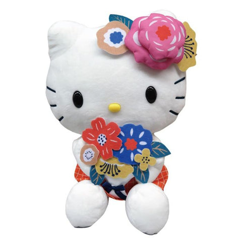 Hello Kitty Flower Plush - 12" (Sanrio) NEW
