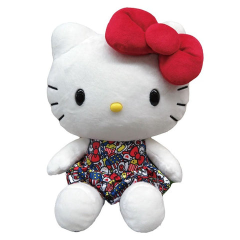 Hello Kitty Pattern Dress Plush - 12" (Sanrio) NEW