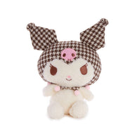Kuromi Sweet Houndstooth Plush - 7" (Sanrio) NEW