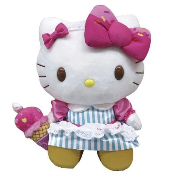 Hello Kitty Ice Cream Maid Cafe Plush - 10" - NEW