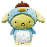Pompompurin Ice Island Penguin Plush - 8" (Sanrio) NEW