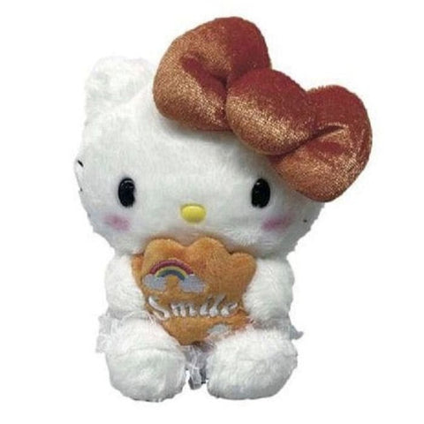 Hello Kitty Message "Smile" Plush - 7" (Sanrio) NEW