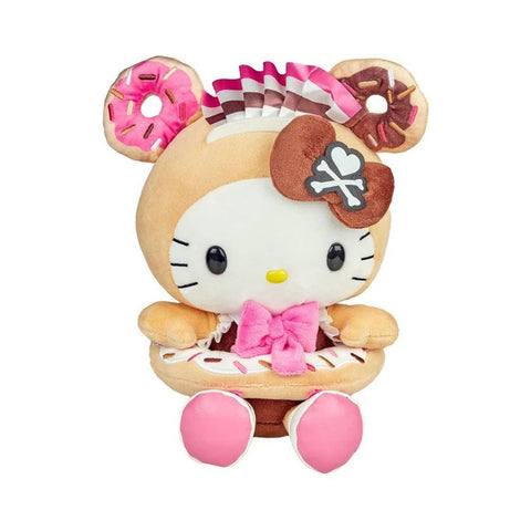 Hello Kitty x Tokidoki Midnight Metropolis Donut Maid Plush - 10" - NEW