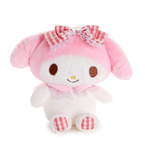 My Melody Gingham Angel Plush - 8" (Sanrio) NEW