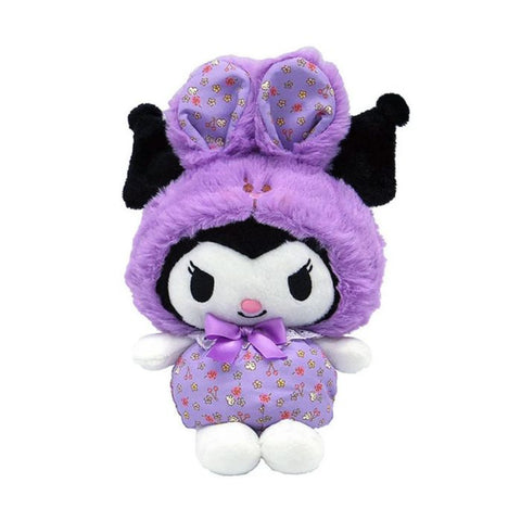 Kuromi Darling Daisies Flower Bunny Plush - 9" (Sanrio) NEW