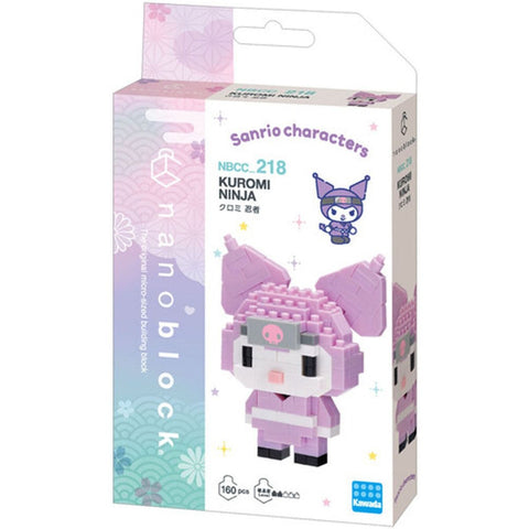 Sanrio Kuromi (Ninja) Nanoblock Character Collection Series - NEW (◕‿‿◕｡) No Discounts