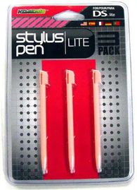 Stylus Pen - 3 Pack - Pink (Komodo) (Nintendo DS Lite) NEW