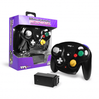 Wireless Controller - Wavedash 2.4GHZ - Black (TTX Tech) (GameCube) NEW