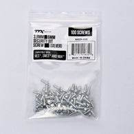 3.8mm x 6mm Security Screws - Silver - 100 pcs (TTX Tech) (NES / SNES / N64 - Game Cartridges) NEW