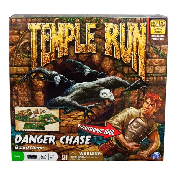 Temple Run: Danger Chase (2012 Spin Master) (Board Game) Pre-Owned (Missing 6 Tokens)