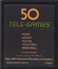 Pong Sports - Tele-Games - 4975104 (Atari 2600) Pre-Owned: Cartridge Only