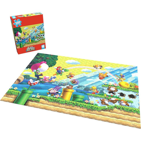 Super Mario Chaos & Fun Puzzle - 1000Pcs (The Op / USAopoly) NEW