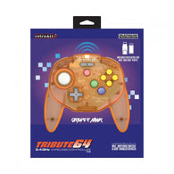 Wireless Controller - Tribute64 2.4GHz - Orange Hawk (Nintendo 64) NEW