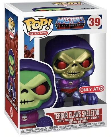 POP! Retro Toys #39: Masters of The Universe - Terror Claws Skeletor (Target Exclusive) (Funko POP!) Figure and Box w/ Protector