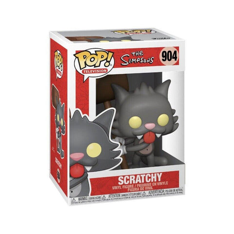 POP! Television #904: The Simpsons - Scratchy (Funko POP!) Figure and Box w/ Protector