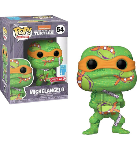 POP! Art Series #54: Teenage Mutant Ninja Turtles - Michelangelo (Target Exclusive) (Funko POP!) Figure and Box w/ Protector