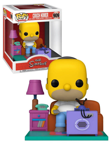 POP! Television #909: The Simpsons - Couch Homer (Funko POP!) Figure and Box w/ Protector