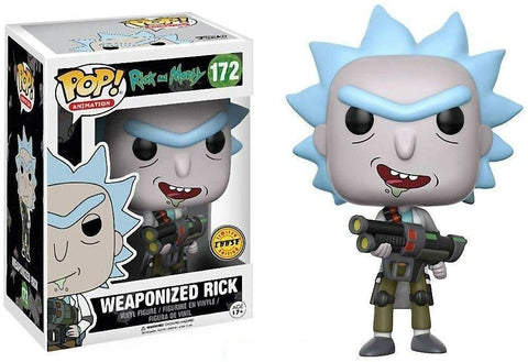 POP! Animation #172: Rick and Morty - Weaponized Rick (Limited Edition Chase) (Funko POP!) Figure and Box w/ Protector