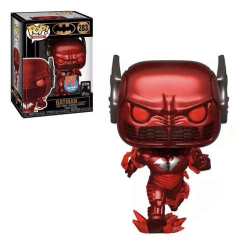 POP! Heroes #283: Batman Red Death (80 Years) (PX Previews Exclusive) (Funko POP!) Figure and Box w/ Protector