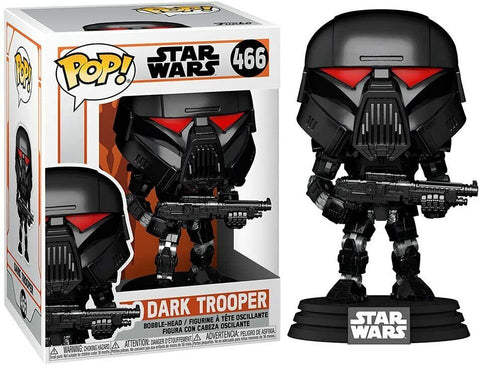 POP! Star Wars #466: Dark Trooper (The Mandelorian) (Funko POP! Bobblehead) Figure and Box w/ Protector
