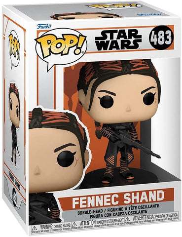 POP! Star Wars #483: Fennec Shand (The Mandelorian) (Funko POP! Bobblehead) Figure and Box w/ Protector