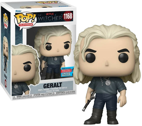 POP! Television #1168: The Witcher - Geralt (2021 Fall Convention Limited Edition Exclusive) (Netflix) (Funko POP!) Figure and Box w/ Protector