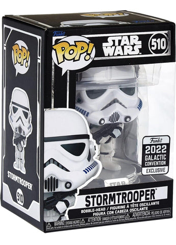 POP! Star Wars - Celebration #510: Stormtrooper (2022 Galactic Convention Exclusive) (Funko POP! Bobble-Head) Figure and Box w/ Protector