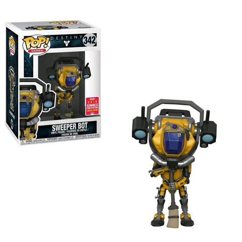 POP! Games #342: Destiny - Sweeper Bot (2018 Summer Convention Limited Edition) (Funko POP!) Figure and Box w/ Protector