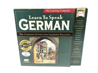 The Learning Company: Learn to Speak German - The Complete Interactive Learning Solution (Version 7.0) (3 Disc Set) (Audio CD) Pre-Owned