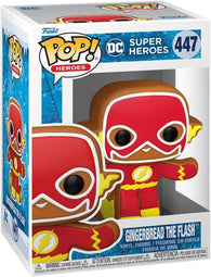 POP! Heroes #447: DC Super Heroes - Gingerbread The Flash (Funko POP!) Figure and Box w/ Protector