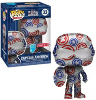 POP! Art Series #33: Marvel Studios - The Falcona and The Winter Soldier - Captain America (Target Exclusive) (Funko POP!) Figure and Box w/ Protector