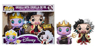 POP! Disney 2 Pack: Ursula with Cruella De Vil (Hot Topic Exclusive) (Funko POP!) Figure and Box (Box Damage)