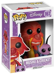 POP! Disney #167: Mulan - Mushu & Cricket (Series 8) (Funko POP!) Figure and Box w/ Protector