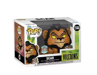POP! Disney #1144: Villains - Scar (The lion King) (Specialty Series Limited Edition Exclusive) (Funko POP!) Figure and Box w/ Protector