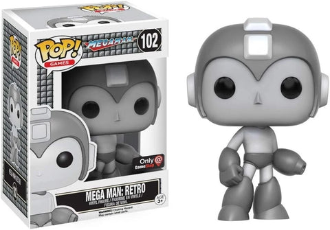 POP! Games #102: Mega Man Retro (GameStop Exclusive) (Funko POP!) Figure and Box w/ Protector