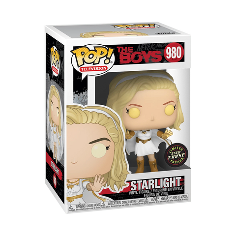POP! Television #980: The Boys - Starlight (Limited Edition Glow Chase) (Funko POP!) Figure and Box w/ Protector