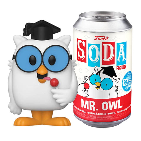 Mr. Owl [Tootsie Roll POPS] 4000 PC Limited Edition (Funko POP!) Figure, POG Coin, and Can