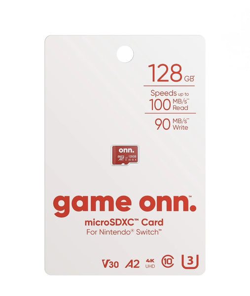 128GB microSDXC - Memory Card (game onn.) (Nintendo Switch) NEW