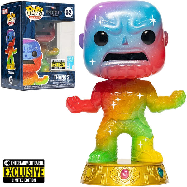 POP! Marvel Studios / Art Series #52: The Infinity Saga - Thanos [Entertainment Earth Limited Edition Exclusive] (Funko POP!) Figure and Box w/ Protector