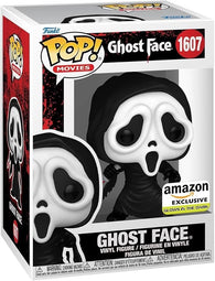 POP! Movies #1607: Ghost Face [Glows in the Dark] [Amazon Exclusive] (Funko POP!) Figure and Box w/ Protector