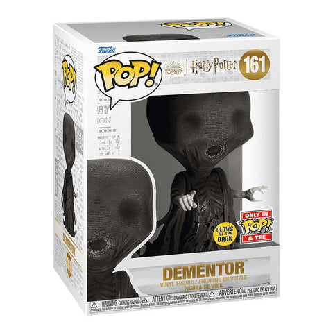 POP! Harry Potter - Wizarding World #161: Dementor [Glows in the Dark] (Funko POP!) Figure and Box w/ Protector