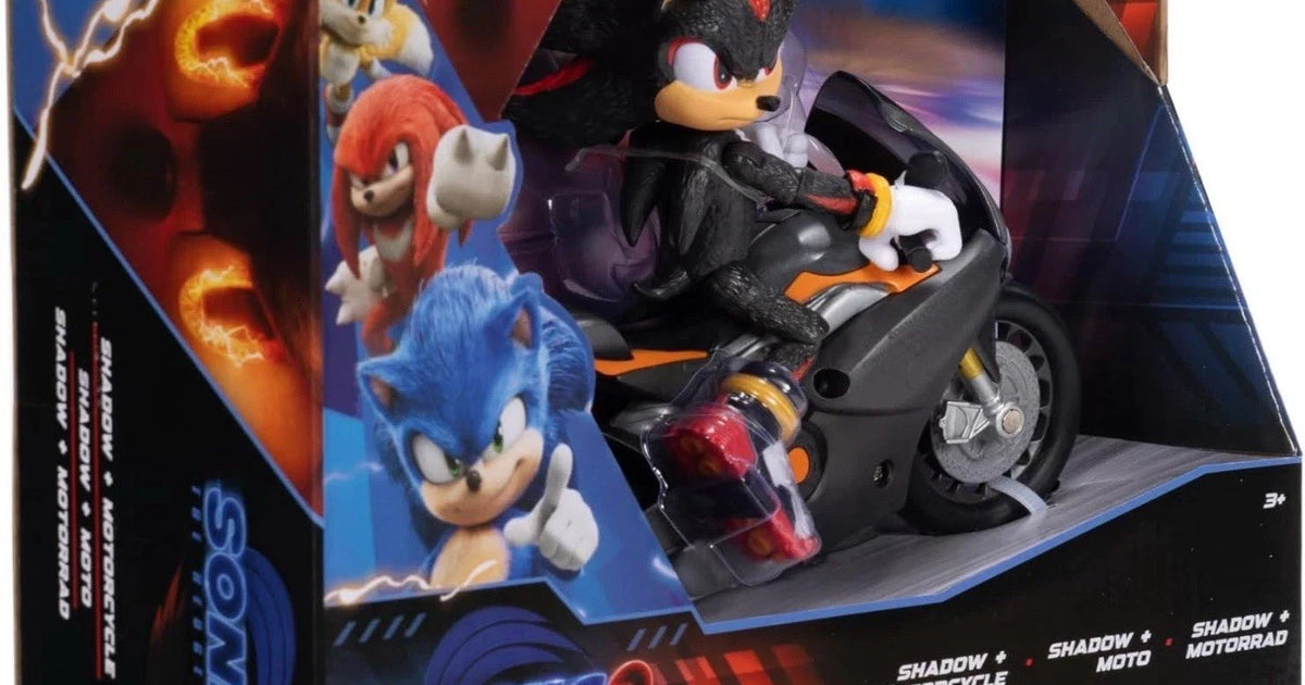 Sonic The Hedgehog 3: Shadow and Motorcycle (Jakks Pacific) NEW ...