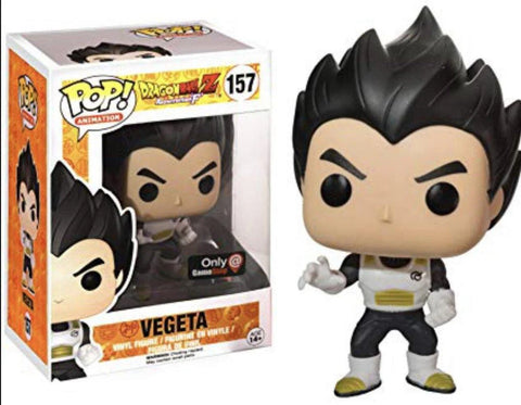 POP! Animation #157: Dragon Ball Z Resurrection F - Vegeta (GameStop Exclusive) (Funko POP!) Figure and Box w/ Protector (Box Damage)