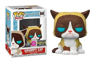 POP! Icons #60: Grumpy Cat [Flocked] (Entertainment Earth Limited Edition Exclusive) (Funko POP!) Figure and Box w/ Protector