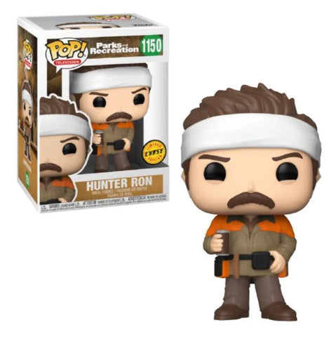 POP! Television #1150: Parks and Recreation - Hunter Ron (Limited Edition Chase) (Funko POP!) Figure and Box w/ Protector