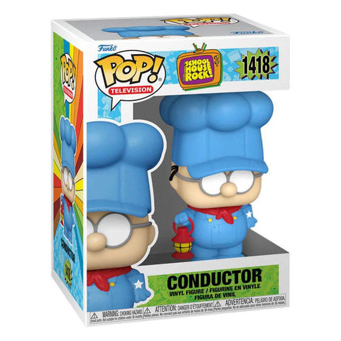 POP! Television #1418: School House Rock! - Conductor (Funko POP!) Figure and Box w/ Protector